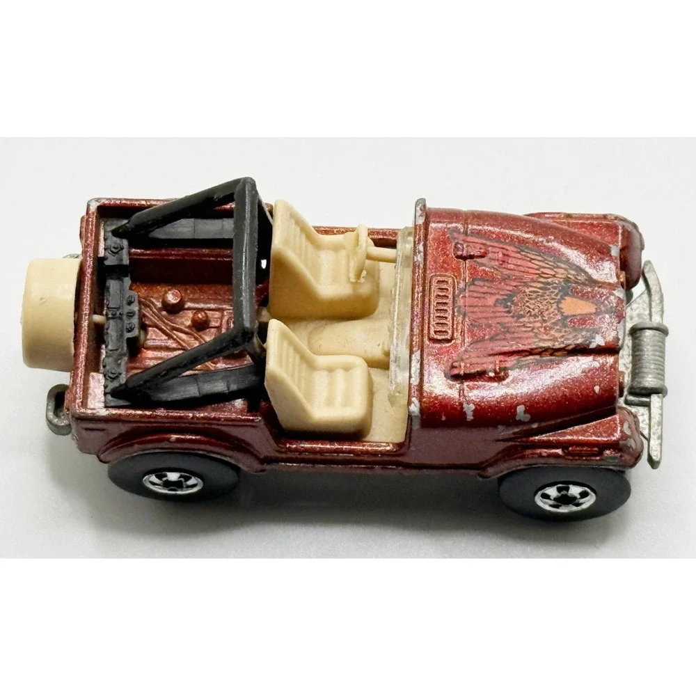 Hot Wheels 1981 Jeep CJ-7 1:64‎ Brown Malaysia (NO WINDSHIELD)